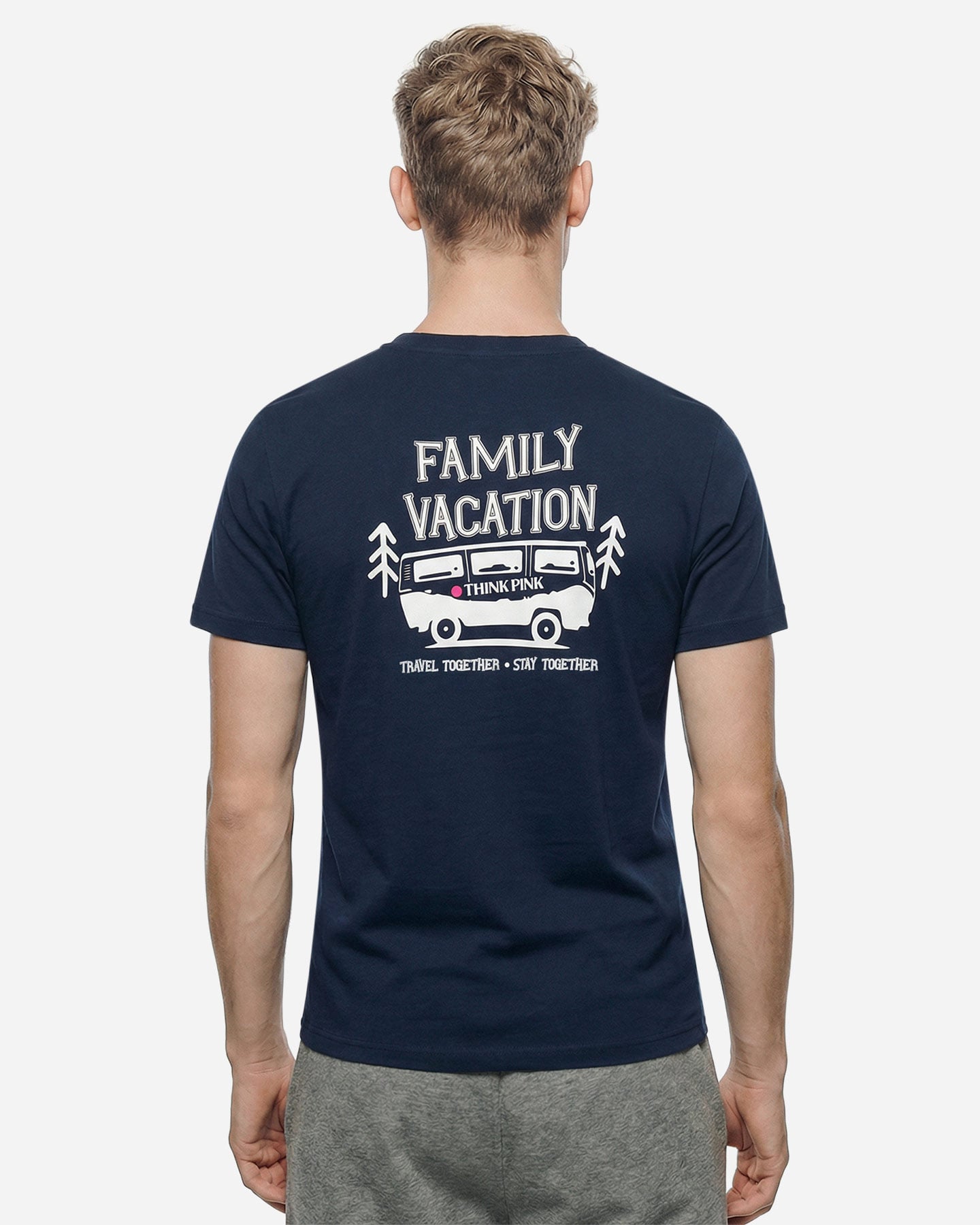 T-shirt THINK PINK GOPCORE M - Blu - 3 | Cisalfa Sport