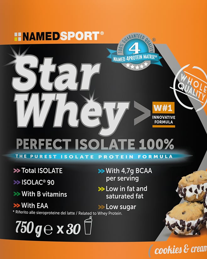 Proteine whey NAMED SPORT STAR WHEY ISOLATE 750G - Color mix - 1 | Cisalfa Sport