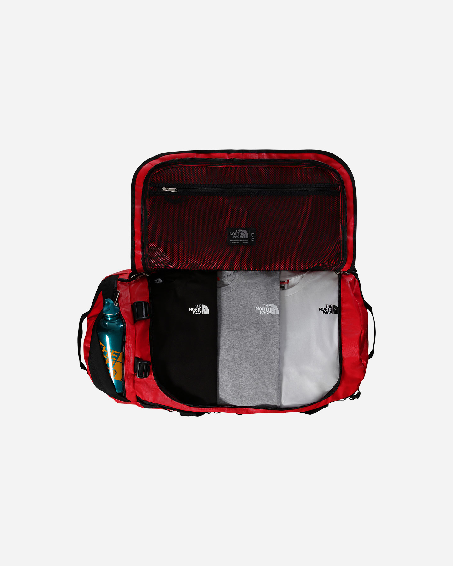 Borsa viaggio THE NORTH FACE BASE CAMP DUFFEL L  - Rosso - 1 | Cisalfa Sport
