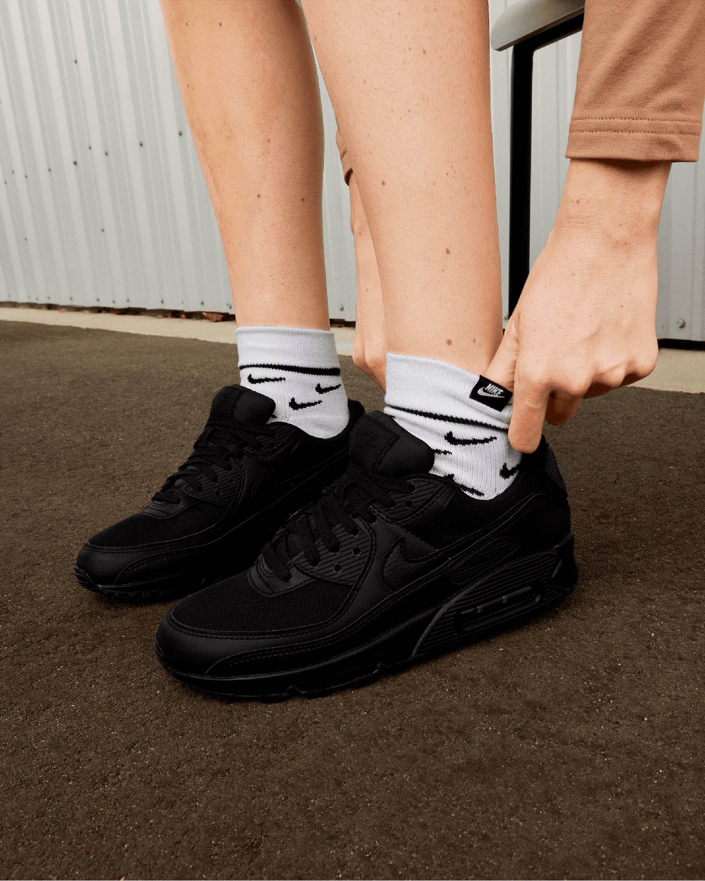 Scarpe sneakers NIKE AIR MAX 90 W - Nero - 5 | Cisalfa Sport