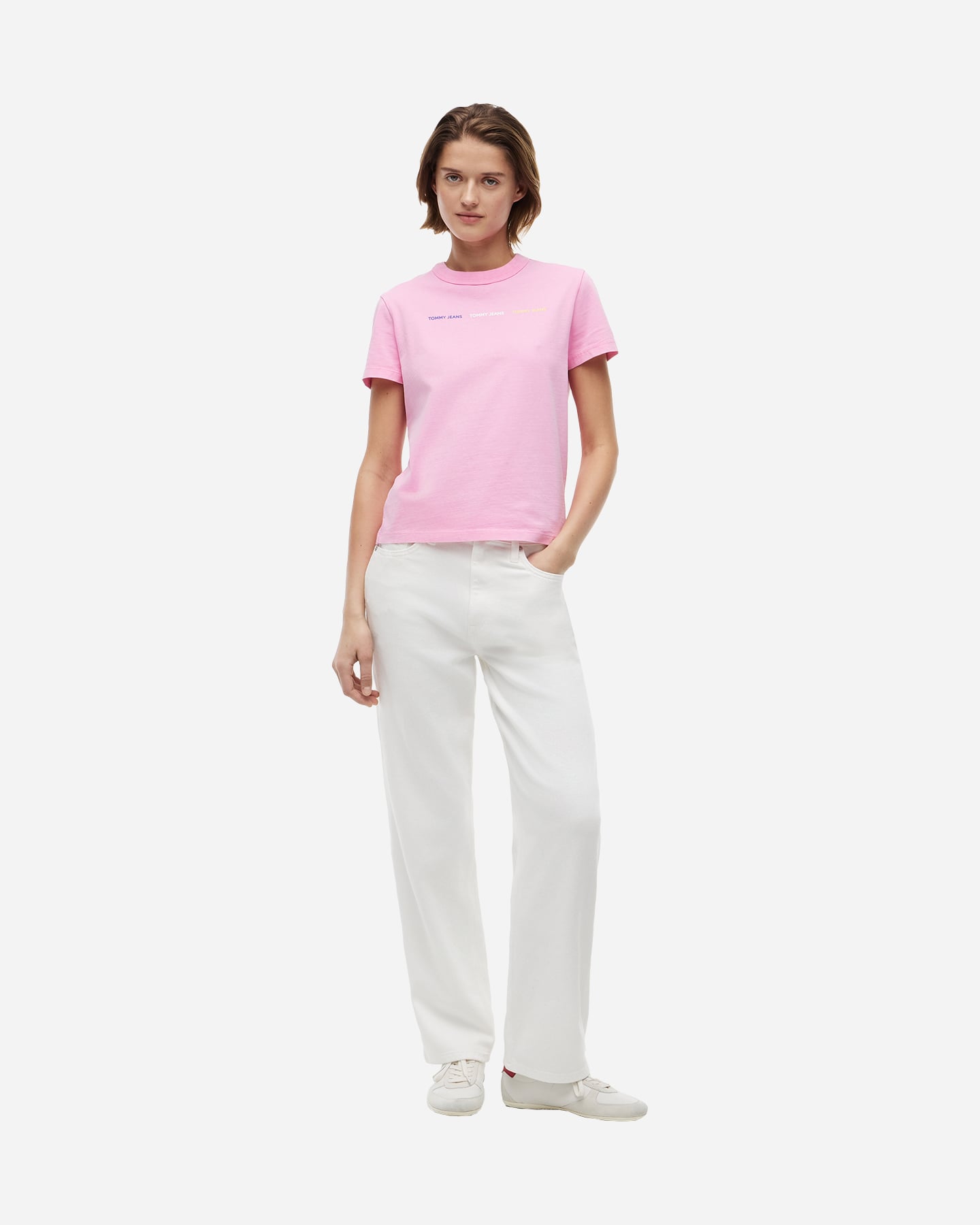 T-shirt TOMMY HILFIGER REPEAT W - Rosa - 2 | Cisalfa Sport