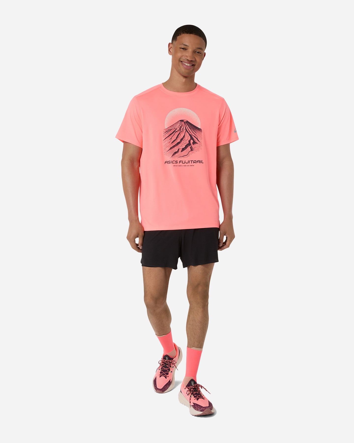 T-shirt running ASICS FUJITRAIL M - Arancione - 3 | Cisalfa Sport