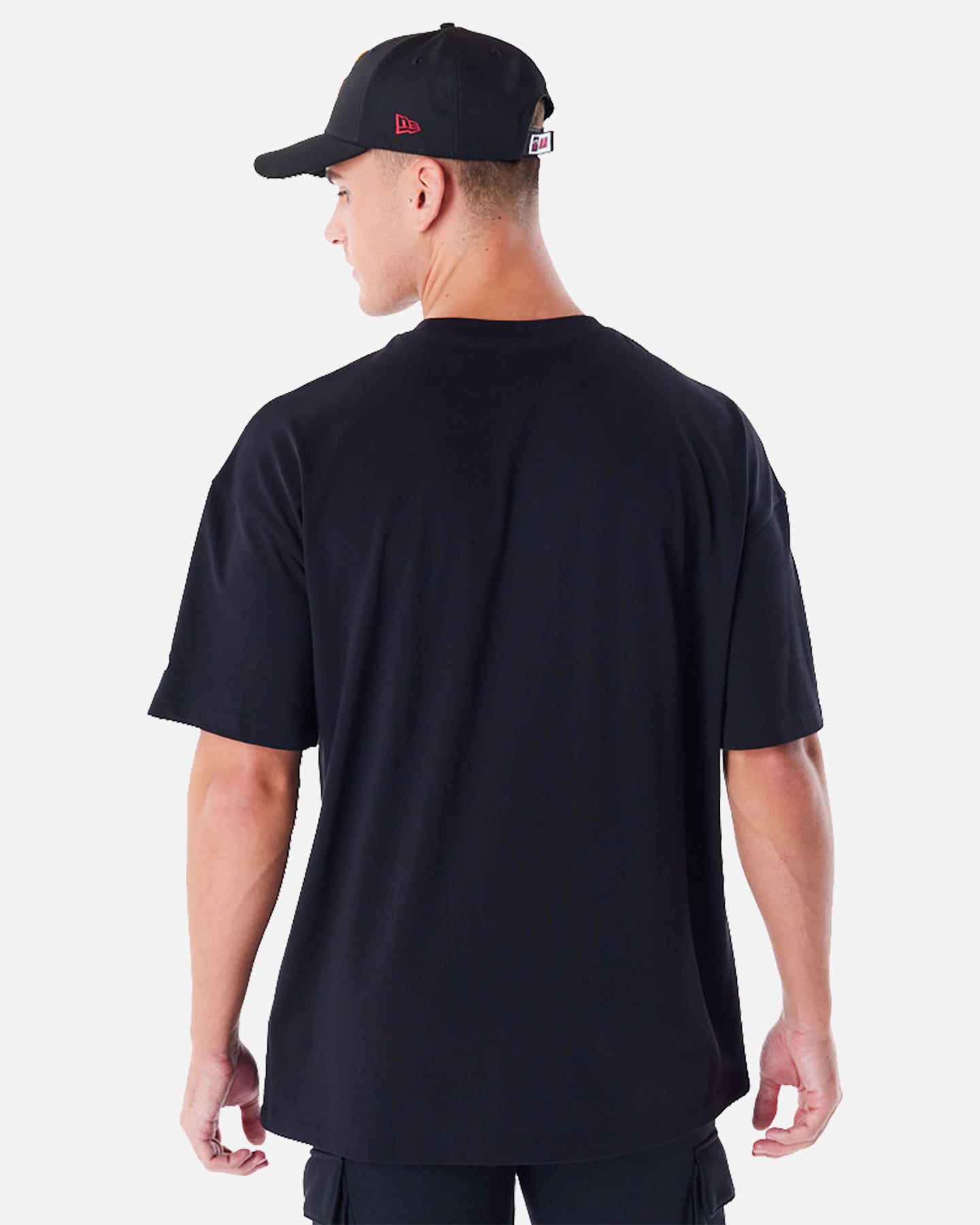T shirt nba NEW ERA DROP SHOULDER HEAT M - Nero - 1 | Cisalfa Sport