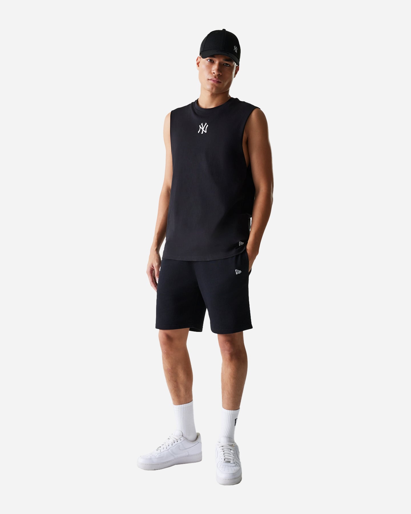 Pantaloncini NEW ERA YANKEES SMALL LOGO M - Nero - 3 | Cisalfa Sport