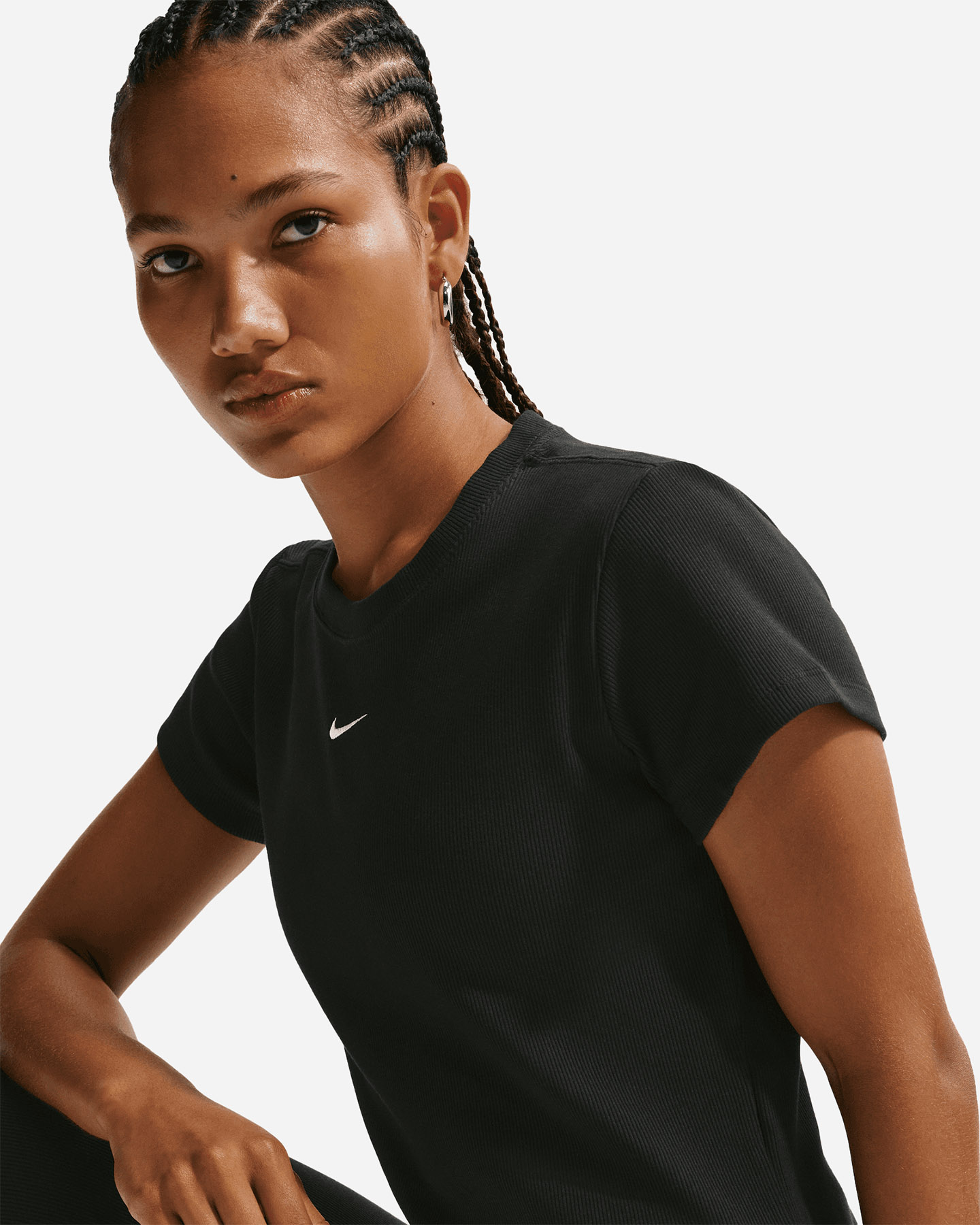 T-shirt NIKE SMALL LOGO W - Nero - 5 | Cisalfa Sport