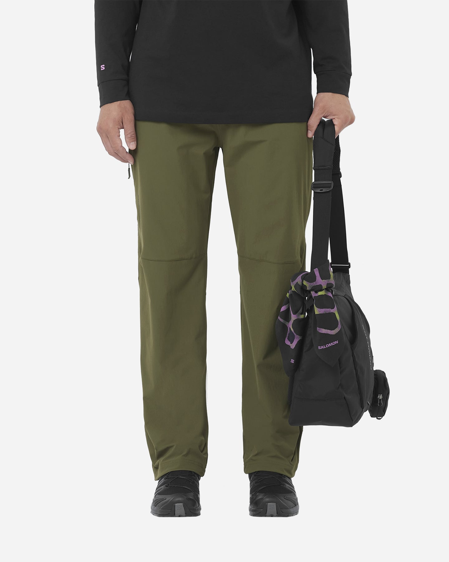 Pantalone outdoor SALOMON WAYFARER 2.0 M - Verde - 1 | Cisalfa Sport
