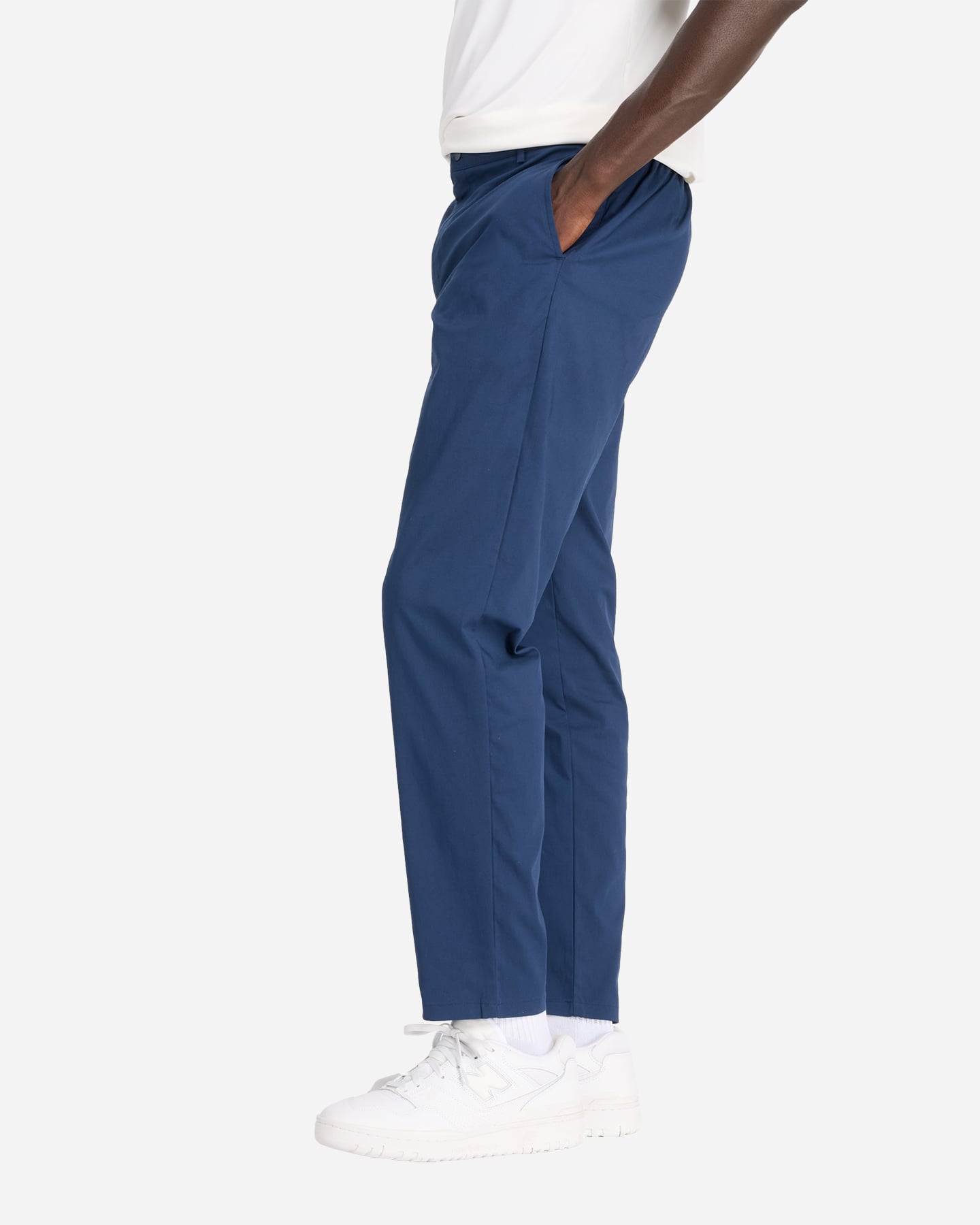Pantalone NEW BALANCE TWILL TAPERED M - Blu Navy - 1 | Cisalfa Sport