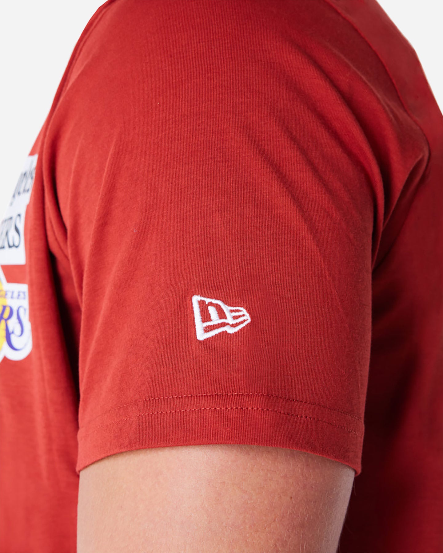 T shirt nba NEW ERA NEWSPAPER LAKERS M - Rosso - 3 | Cisalfa Sport
