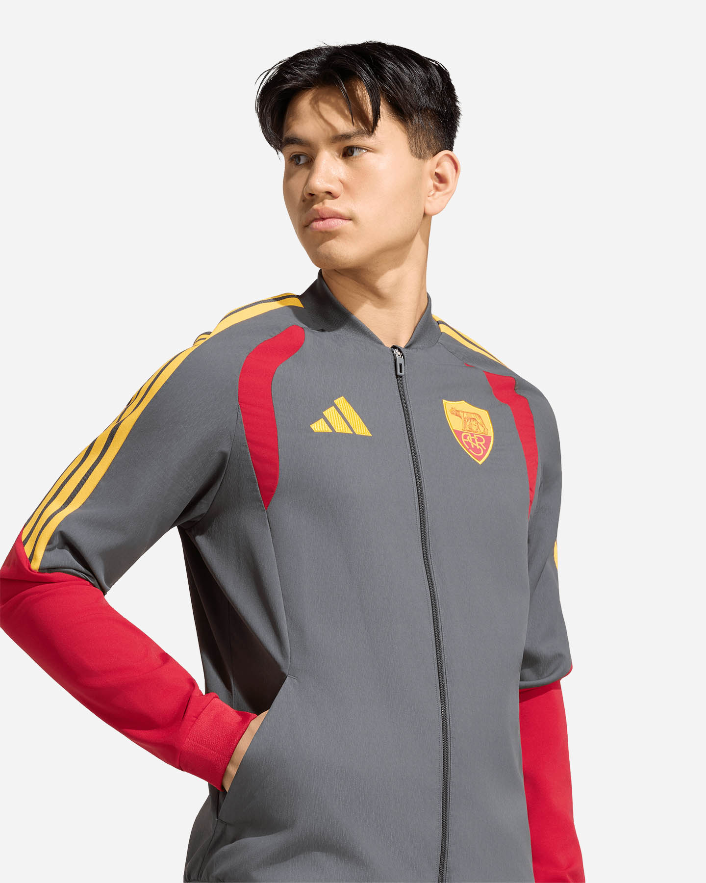 Abbigliamento calcio ufficiale ADIDAS AS ROMA TIRO26 COMPETITION 26-27 PREMATCH M - 4 | Cisalfa Sport