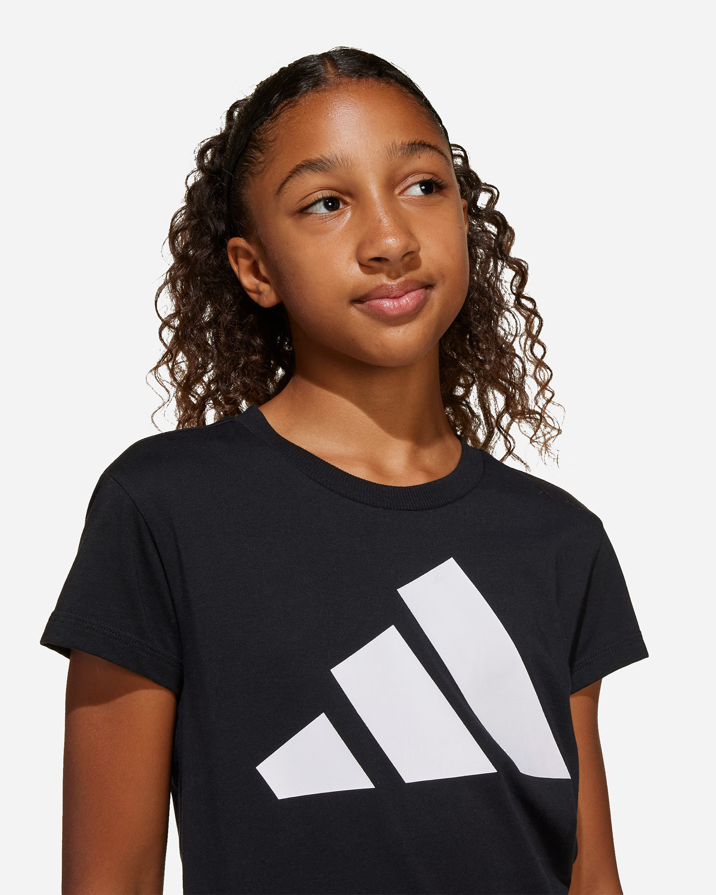 T-shirt ADIDAS ESSENTIALS BIG LOGO JR - Nero - 5 | Cisalfa Sport