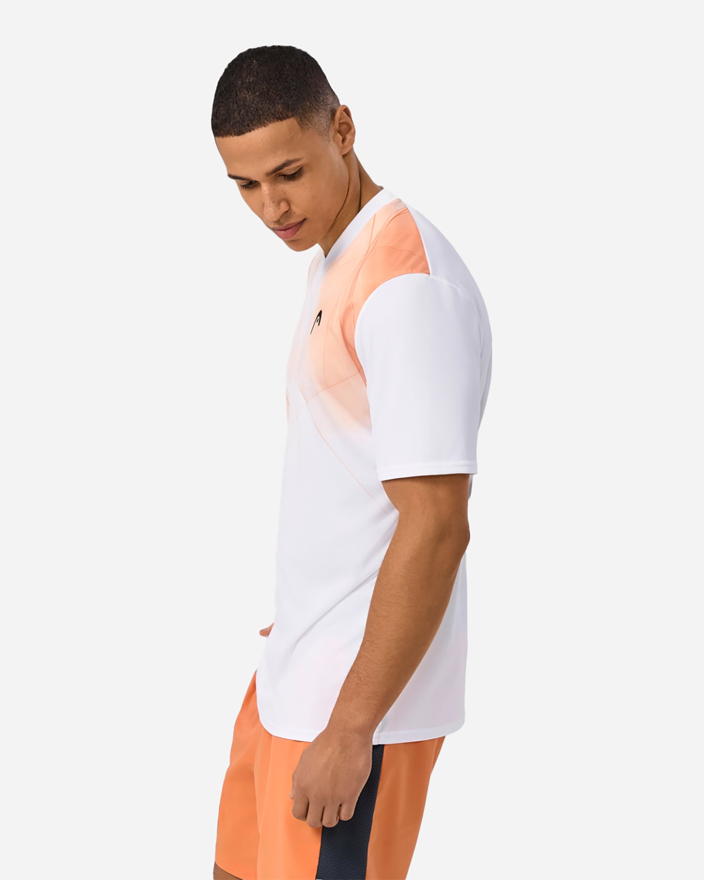 T-shirt tennis HEAD TOPSPIN M - Bianco - 2 | Cisalfa Sport