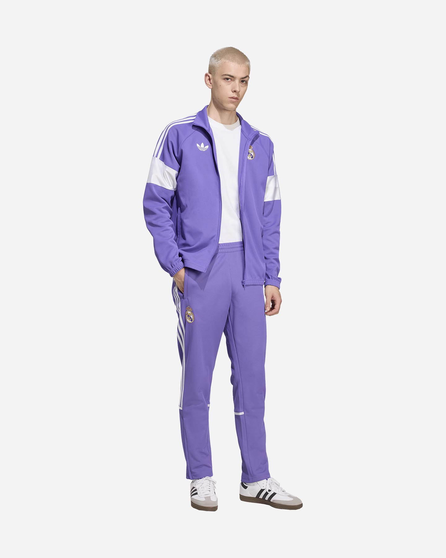 Felpa ADIDAS ORIGINALS REAL MADRID M - Viola - 3 | Cisalfa Sport