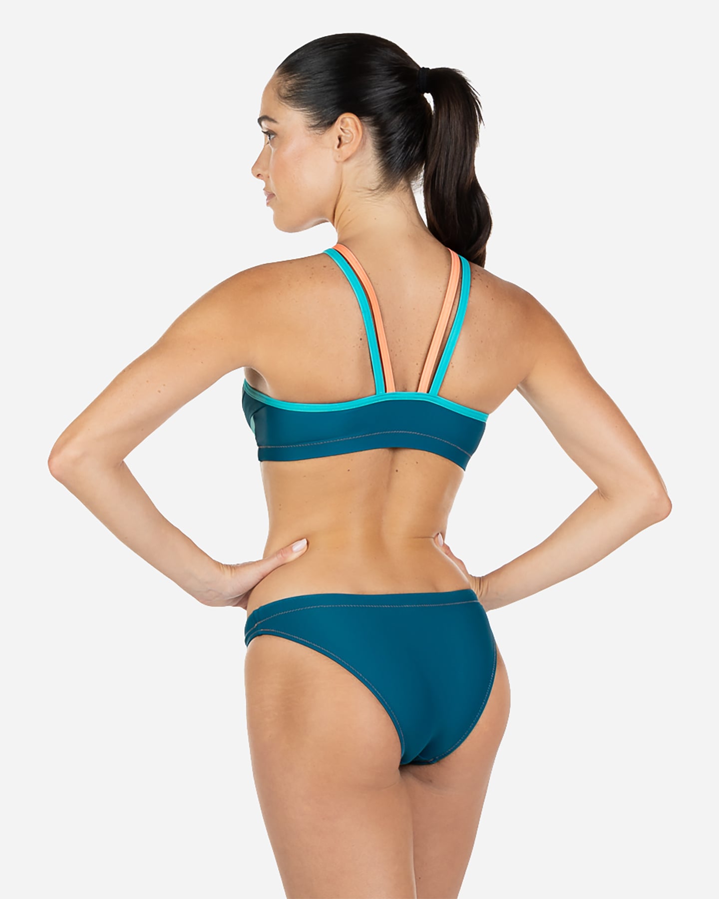 Costume piscina AQUARAPID ABY W - Verde - 2 | Cisalfa Sport