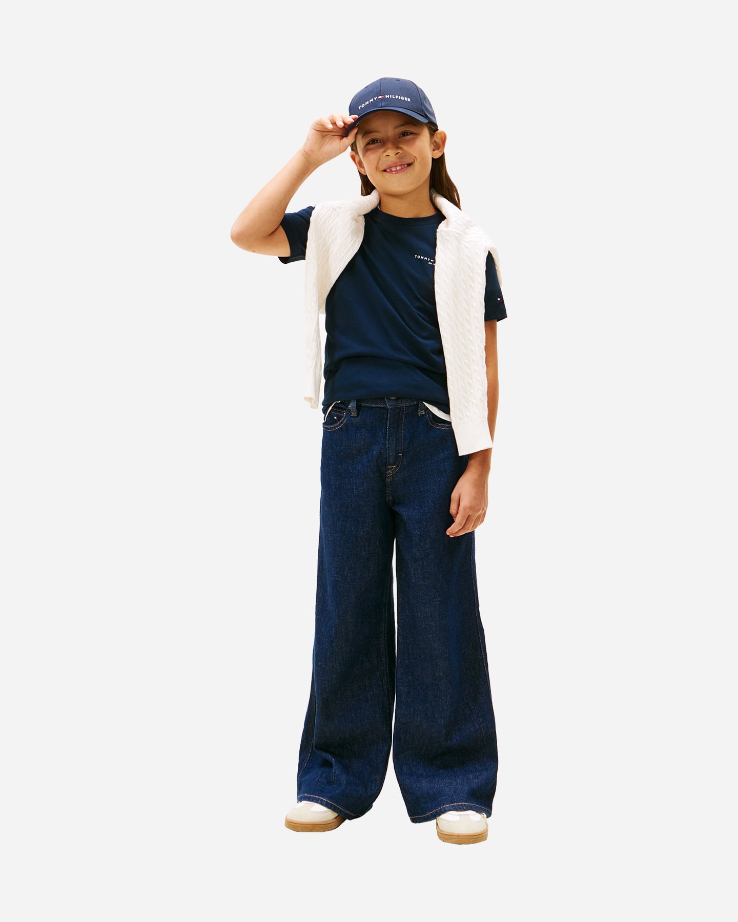 T-shirt TOMMY HILFIGER MINI CORP JR - Blu Navy - 3 | Cisalfa Sport