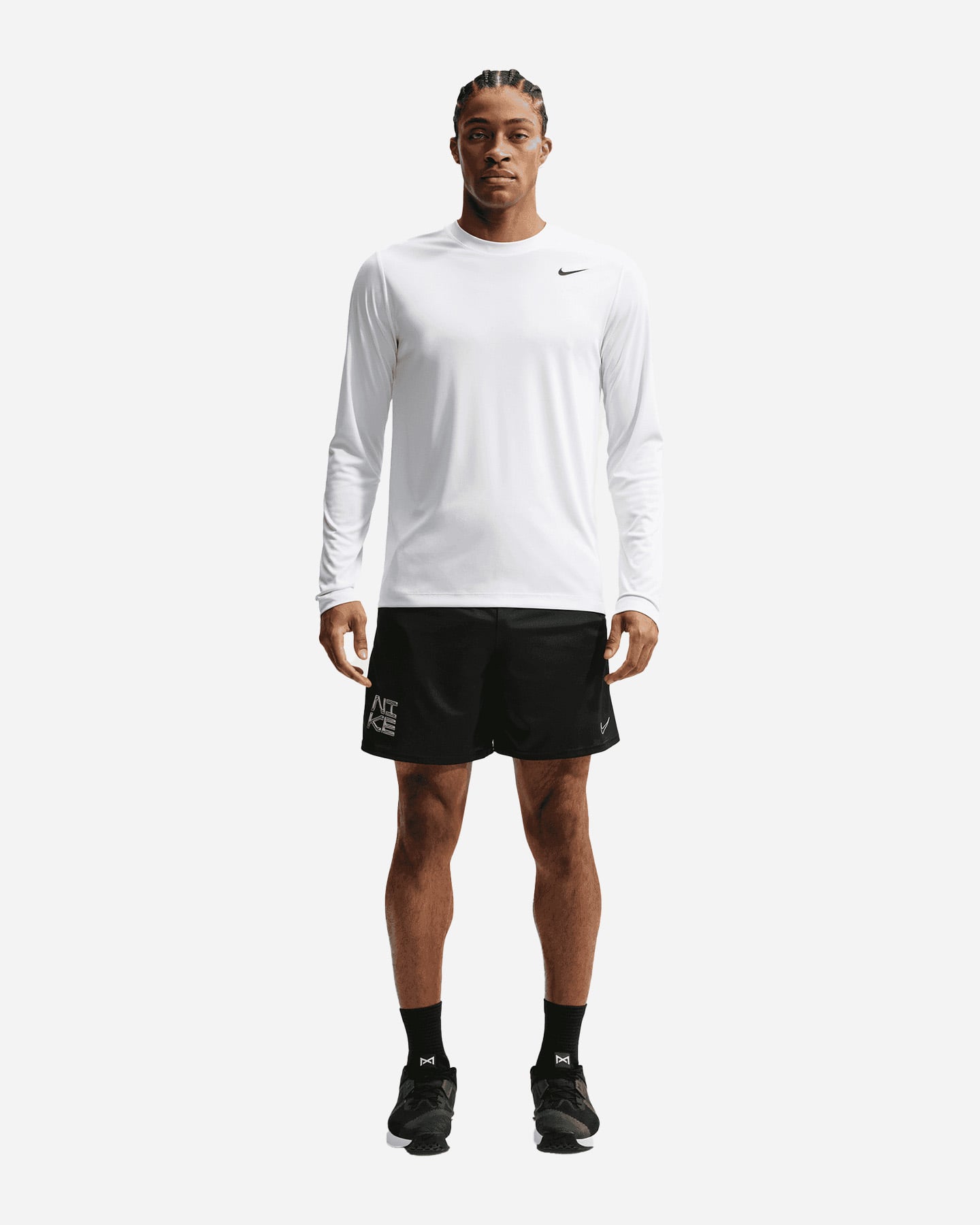 Short training NIKE DRI FIT FLEX GFX M - Nero - 1 | Cisalfa Sport