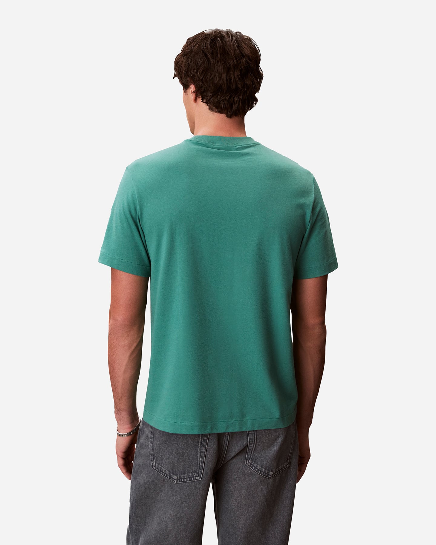 T-shirt CALVIN KLEIN JEANS EASY MONOGRAM M - Verde - 3 | Cisalfa Sport