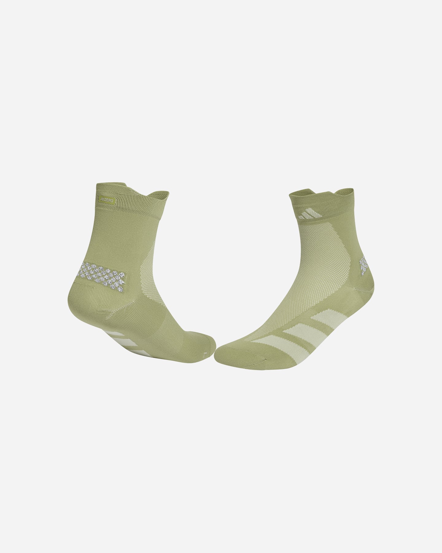 Calze running ADIDAS ADIZERO QUARTER  - Verde - 1 | Cisalfa Sport