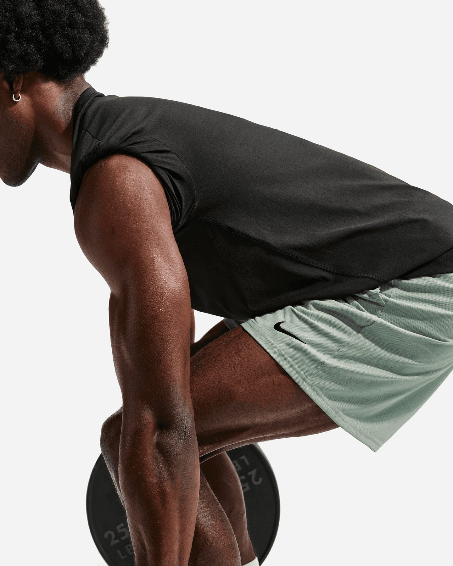 Pantalone training NIKE DRI FIT FLEX SMALL LOGO 7IN M - Verde - 5 | Cisalfa Sport