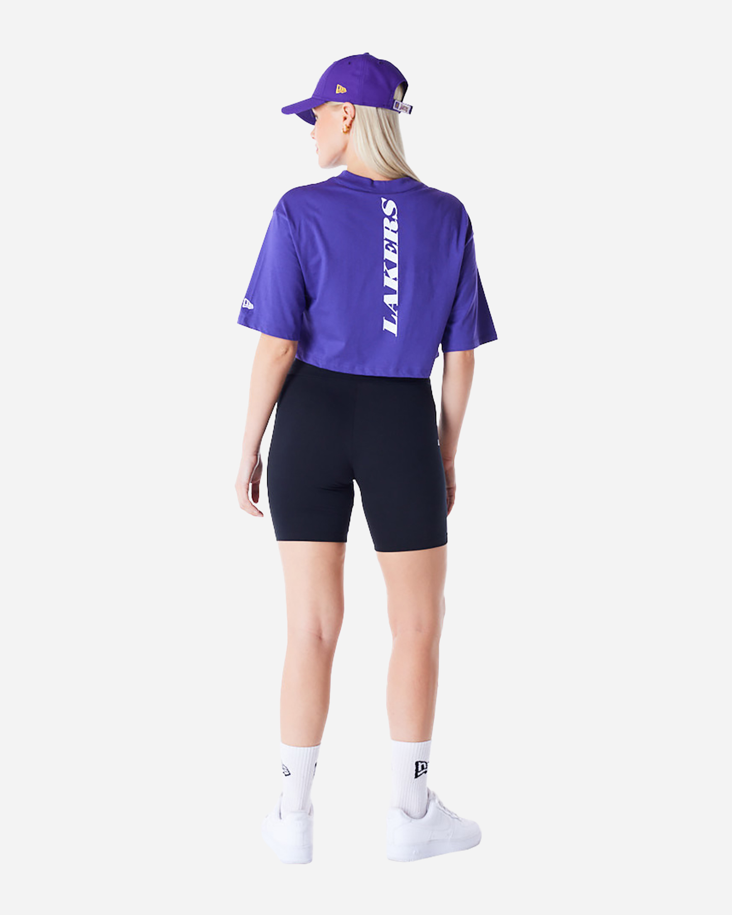 T-shirt NEW ERA CROP LAKERS W - Viola - 3 | Cisalfa Sport