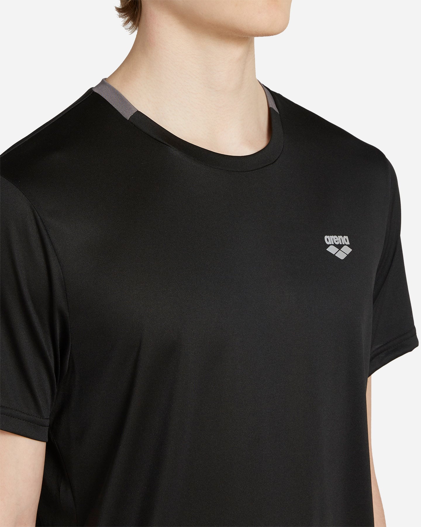 T-shirt training ARENA BASIC M - Nero - 4 | Cisalfa Sport