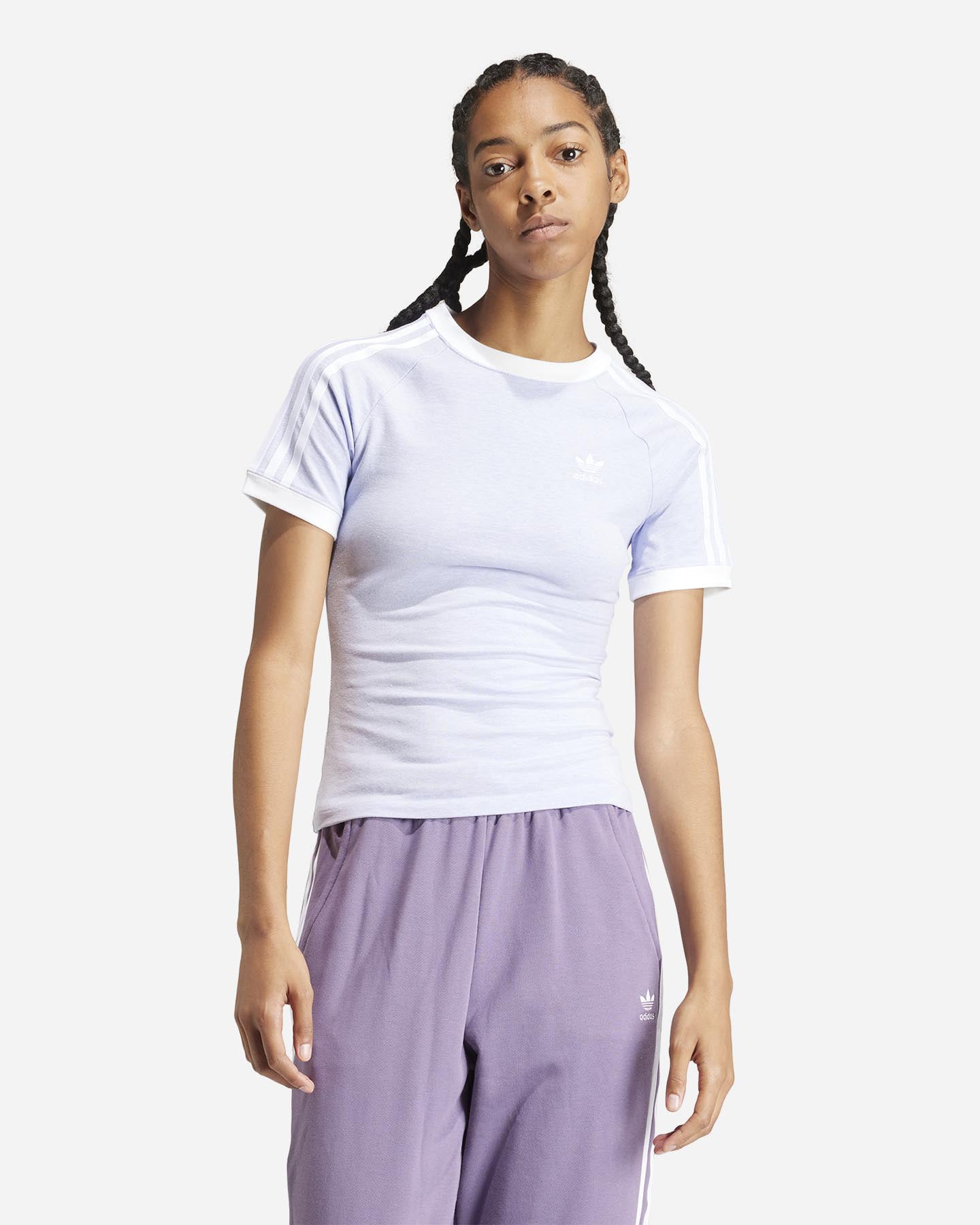 T-shirt ADIDAS ORIGINAL TREFOIL W - Viola - 1 | Cisalfa Sport