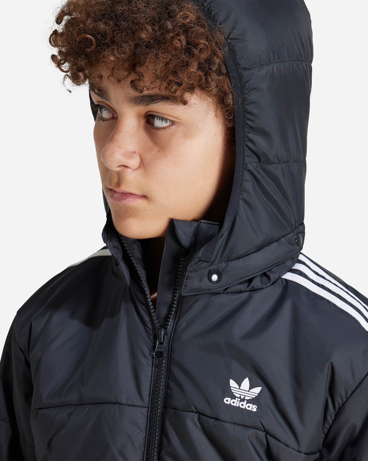 Giubbotto ADIDAS O BOY MIDWEIGHT 3STRIPES JR - Nero - 3 | Cisalfa Sport