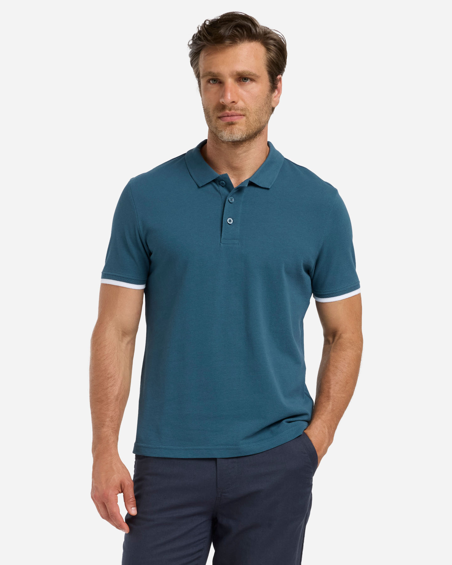 Polo DACK'S ESSENTIAL M - Azzurro - 1 | Cisalfa Sport