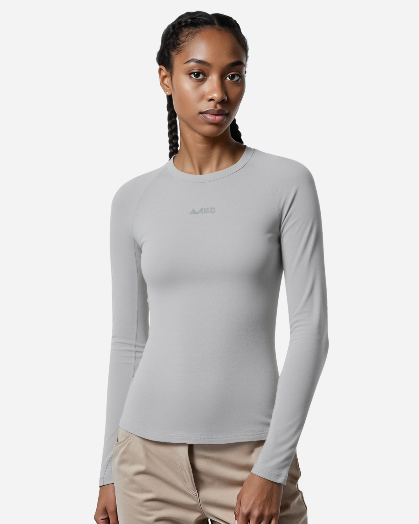 Maglia running ABC TRAIL W - Grigio - 2 | Cisalfa Sport