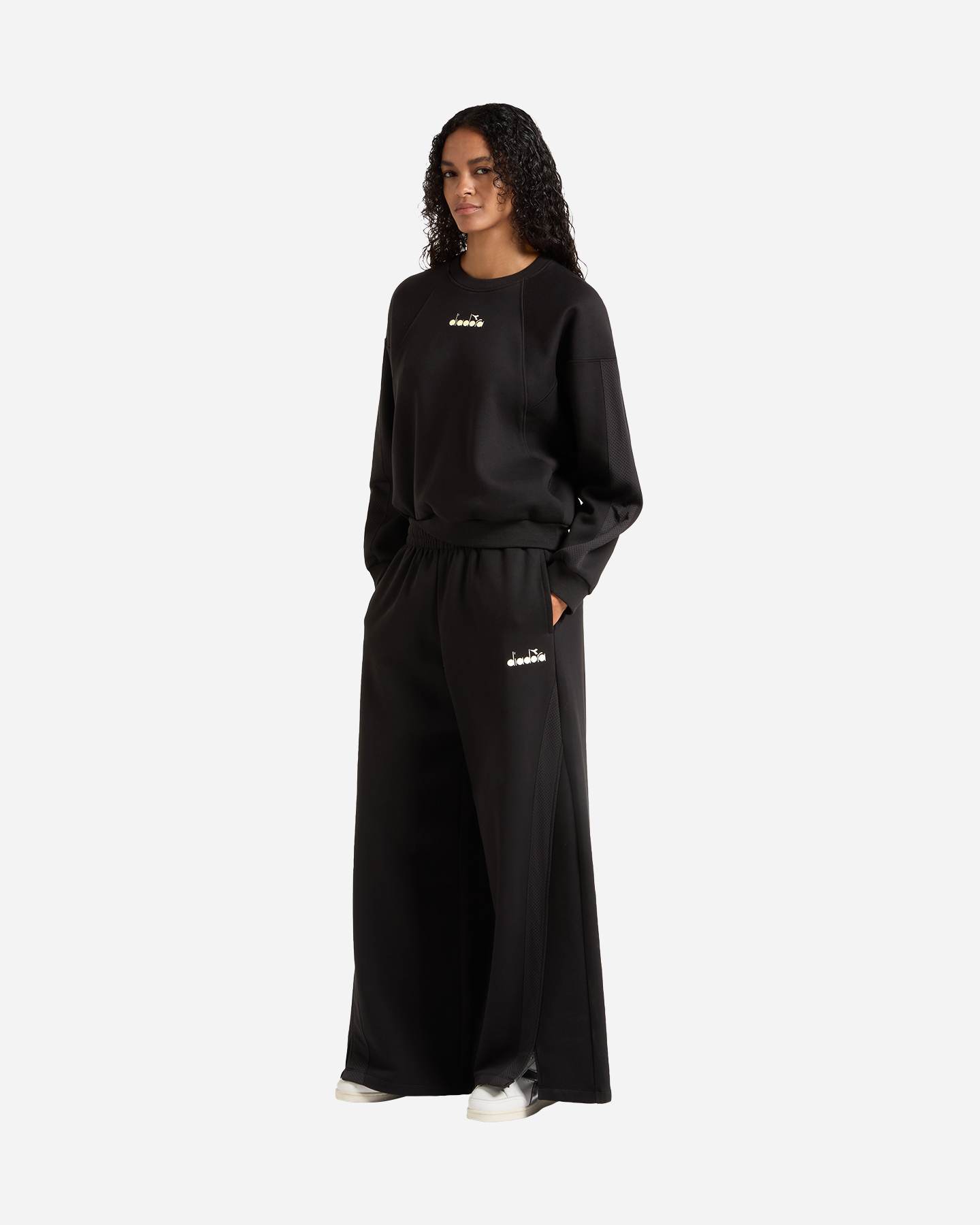 Felpa DIADORA CLASSIC W - Nero - 3 | Cisalfa Sport