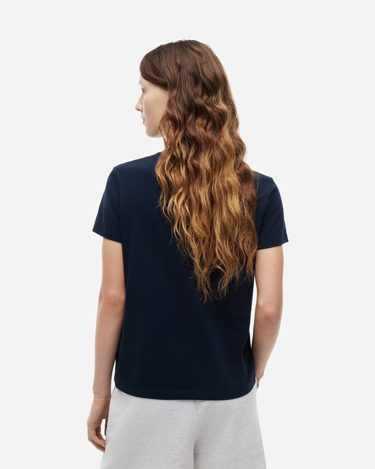T-shirt TOMMY HILFIGER LINEAR W - Blu Navy - 3 | Cisalfa Sport
