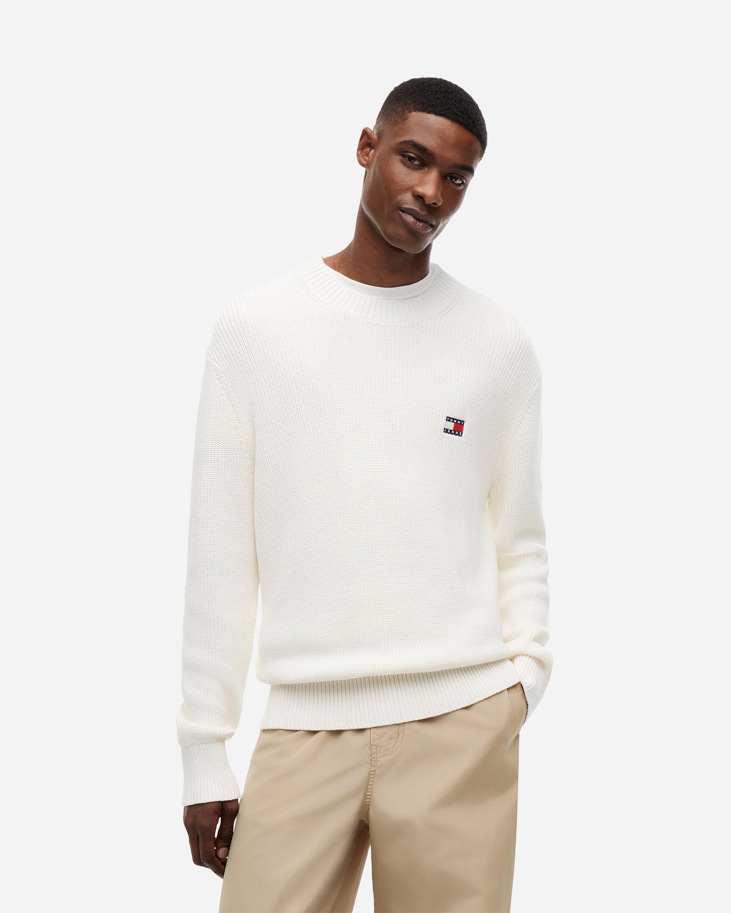 Maglione TOMMY HILFIGER ESSENTIAL M - Beige - 1 | Cisalfa Sport