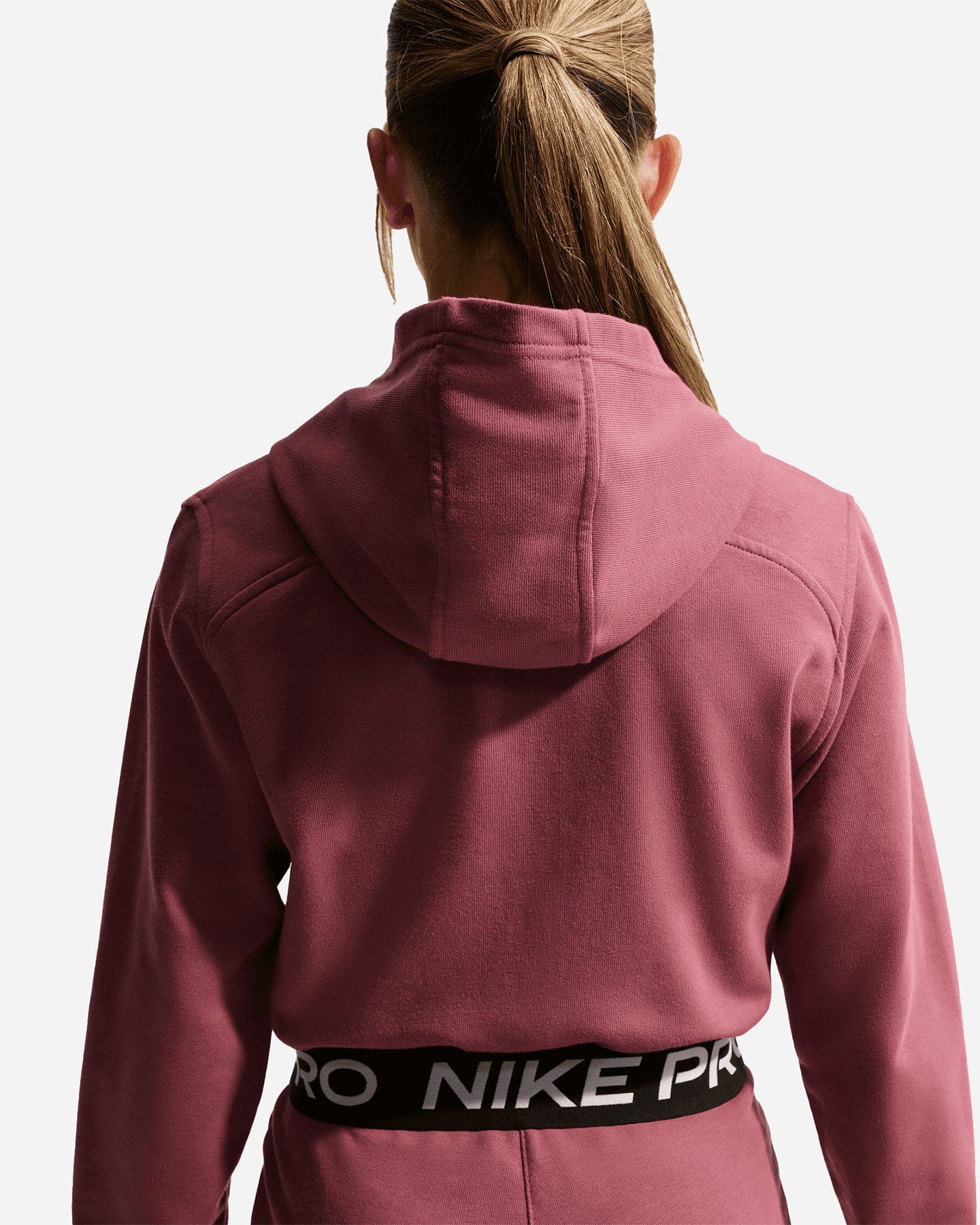 Felpa NIKE TAPE PRO RISE JR - Rosa - 4 | Cisalfa Sport