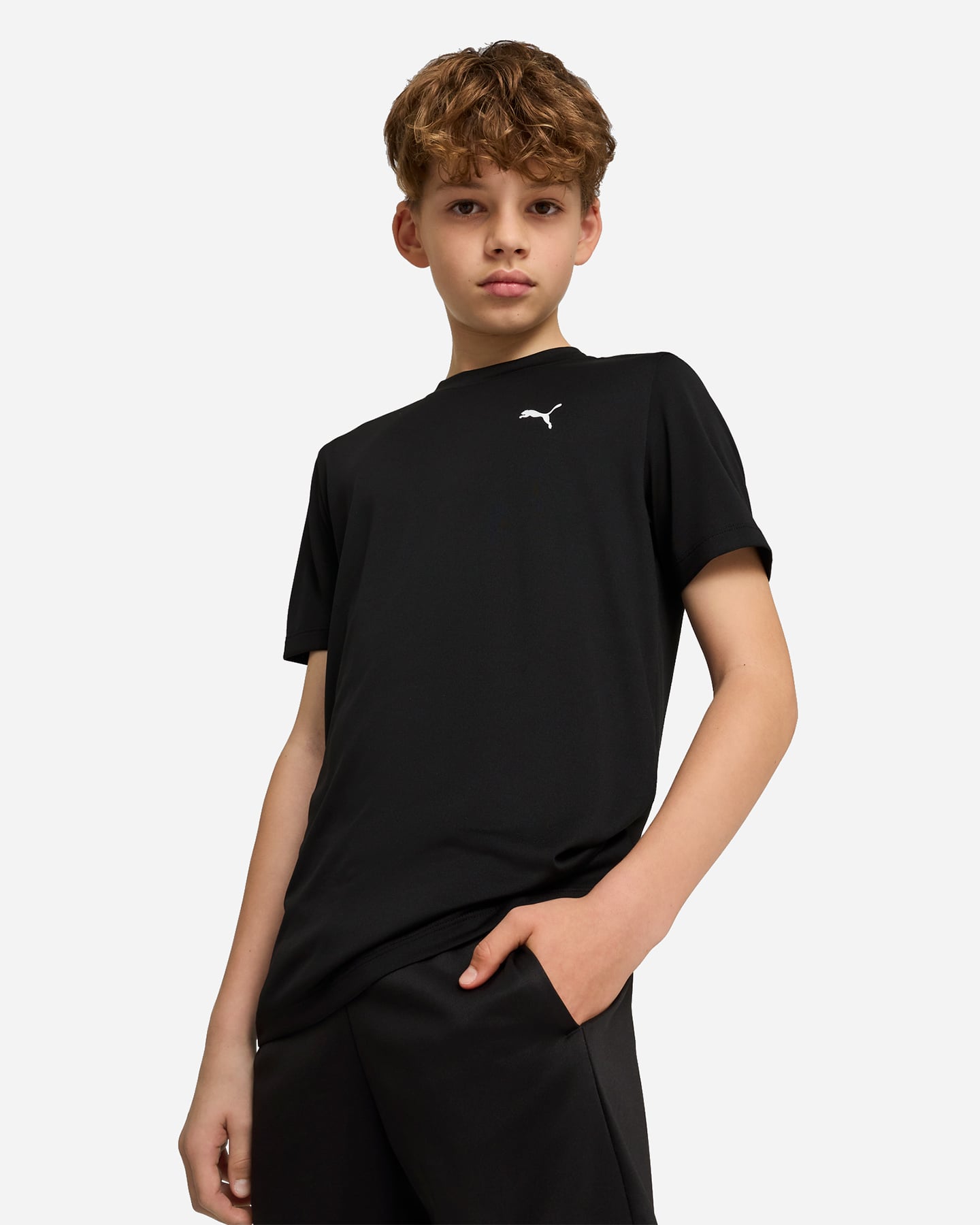 T-shirt PUMA BASIC JR - Nero - 2 | Cisalfa Sport