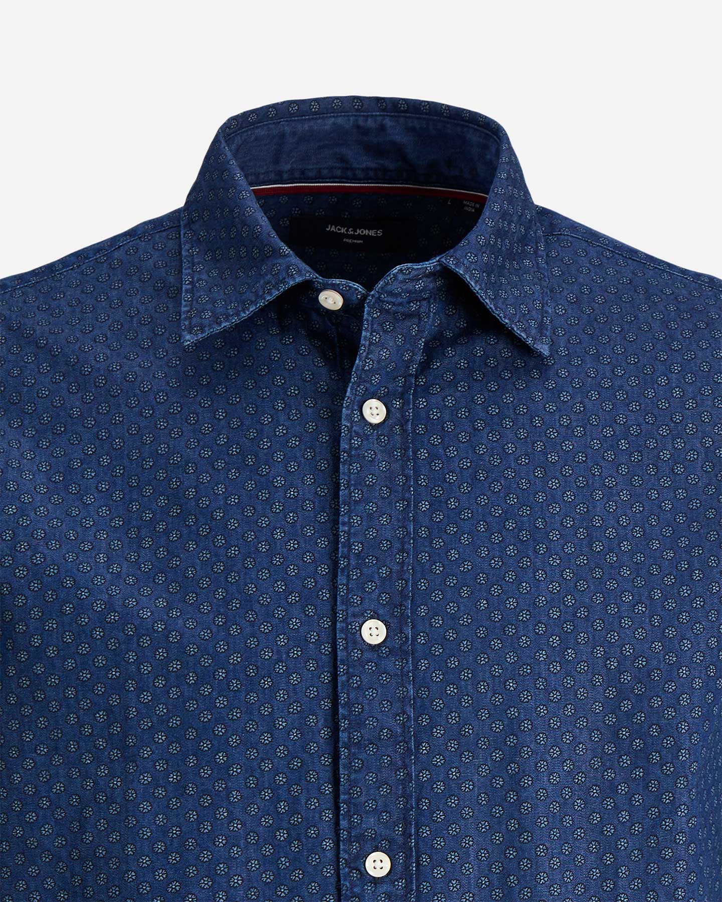 Camicia JACK & JONES ELIAS CHAMBRAY M - Denim - 1 | Cisalfa Sport