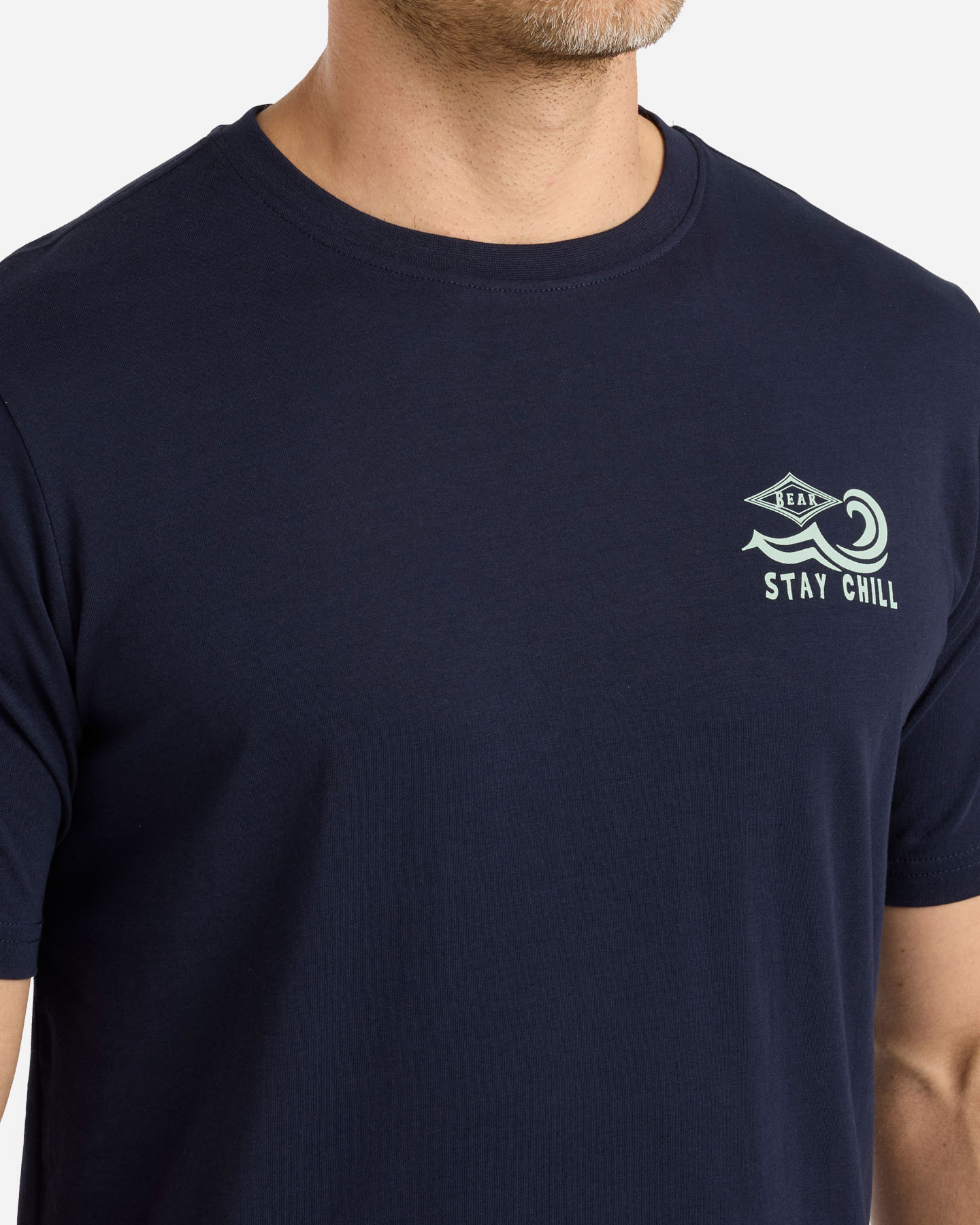 T-shirt BEAR WAVES AFTER WAVES M - Blu - 5 | Cisalfa Sport