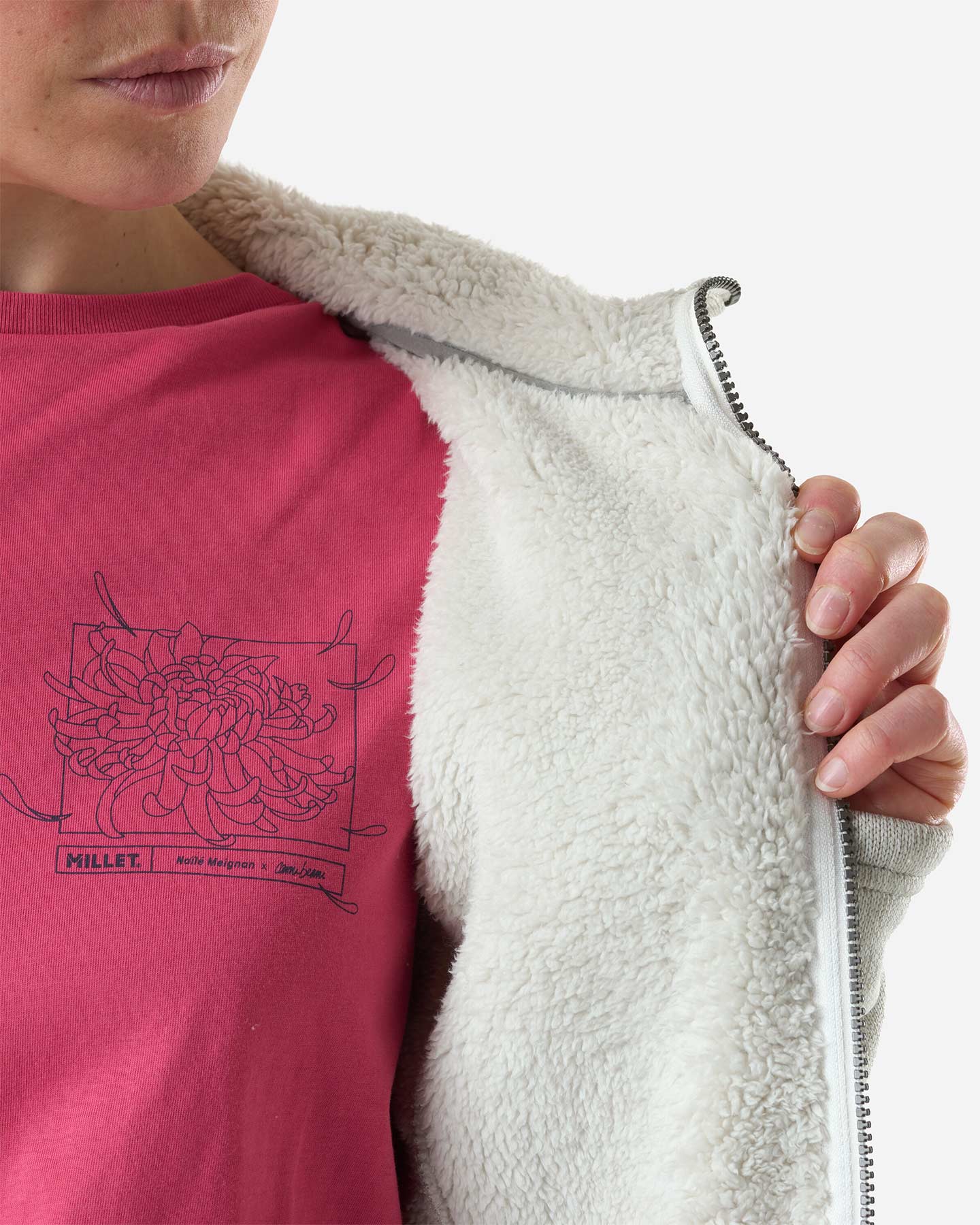 Pile MILLET CHAMONIX KNITWARM W - Bianco - 5 | Cisalfa Sport
