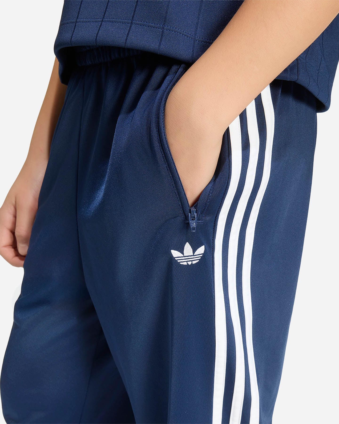 Pantalone ADIDAS FIREBIRD JR - Blu Navy - 4 | Cisalfa Sport