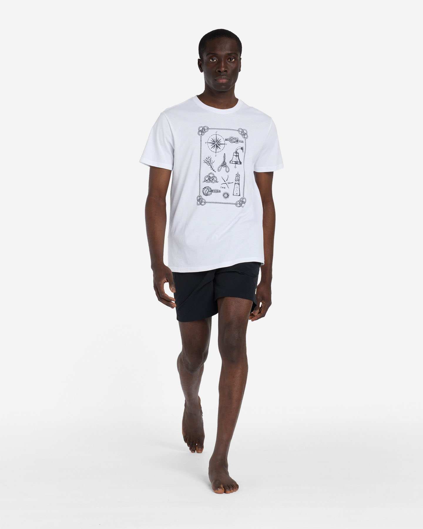 T-shirt ADMIRAL MARINERO M - Bianco - 4 | Cisalfa Sport