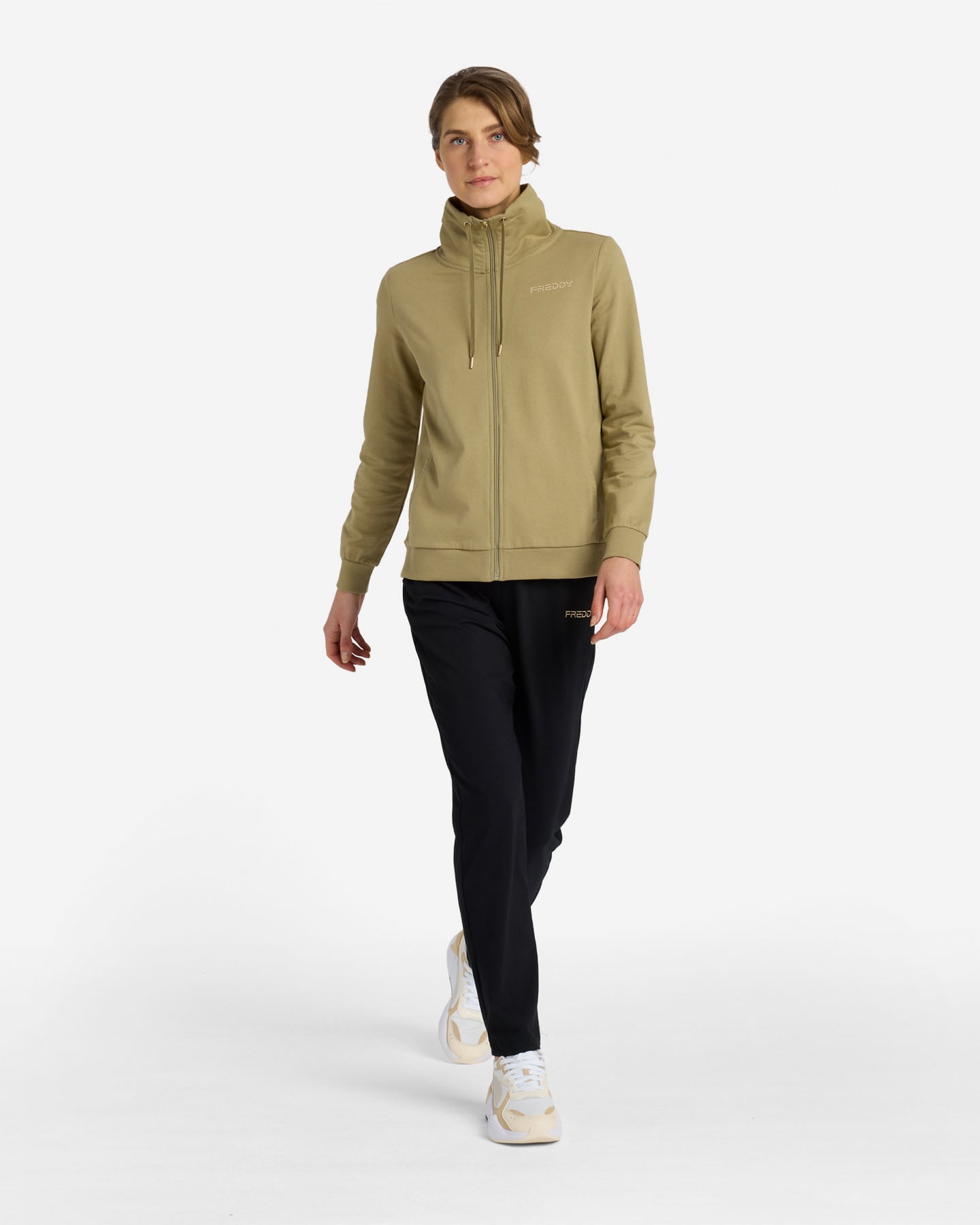 Felpa FREDDY SMALL LOGO W - Verde - 4 | Cisalfa Sport