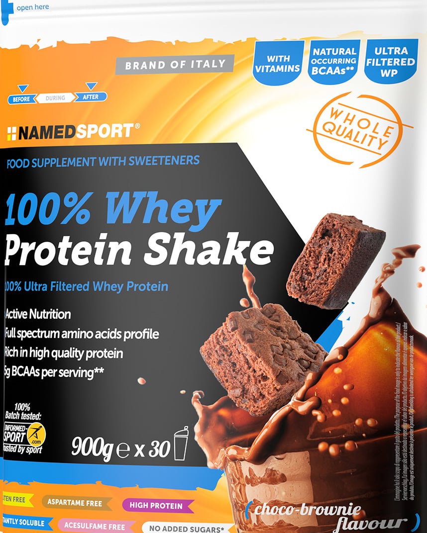 Proteine whey NAMED SPORT 100% WHEY PROTEIN SHAKE 900  - Color mix - 1 | Cisalfa Sport