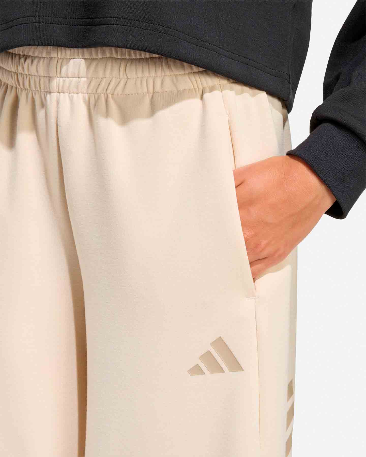 Pantaloncini ADIDAS FUTURE ICONS JR - Beige - 5 | Cisalfa Sport