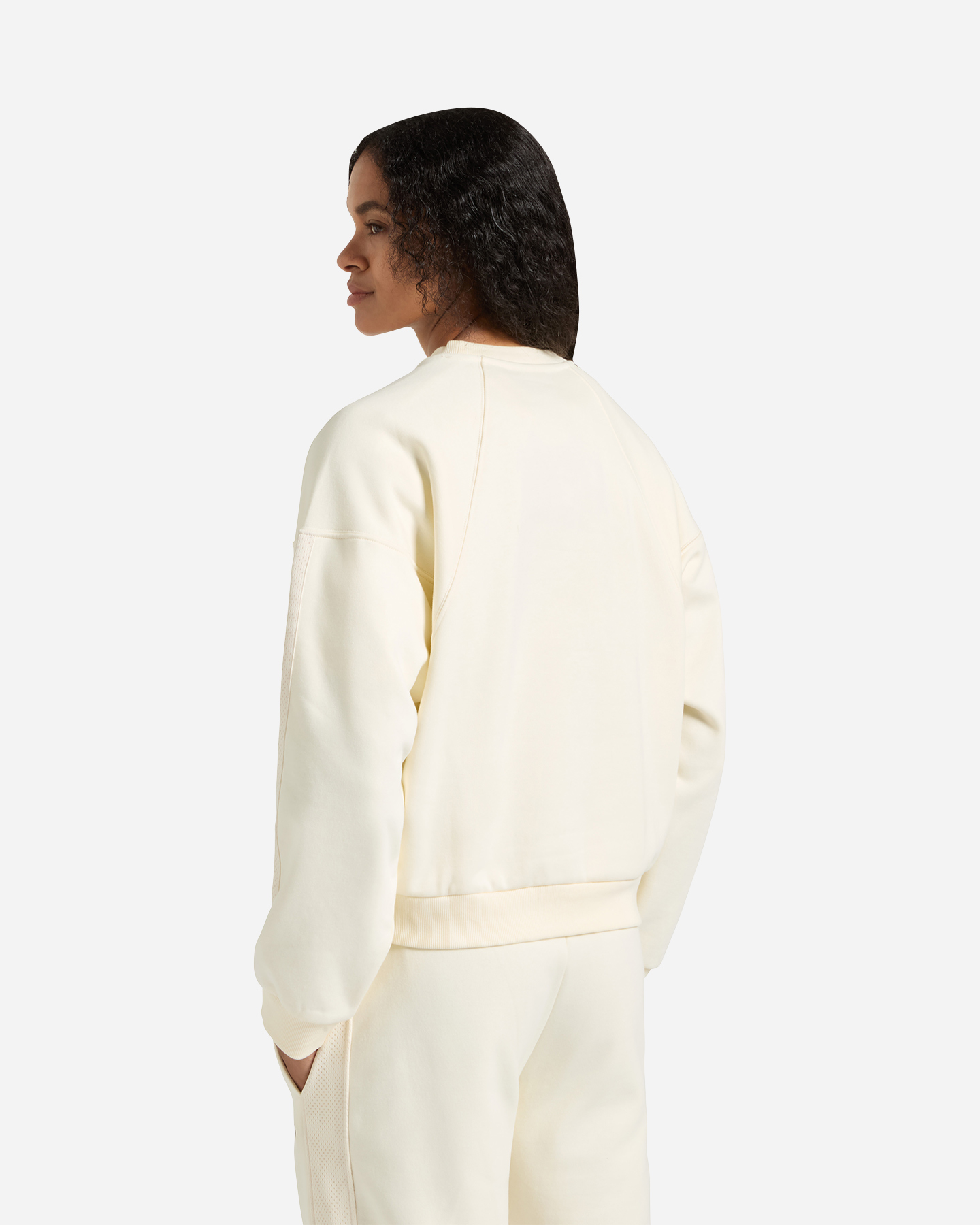 Felpa DIADORA CLASSIC W - Bianco - 2 | Cisalfa Sport