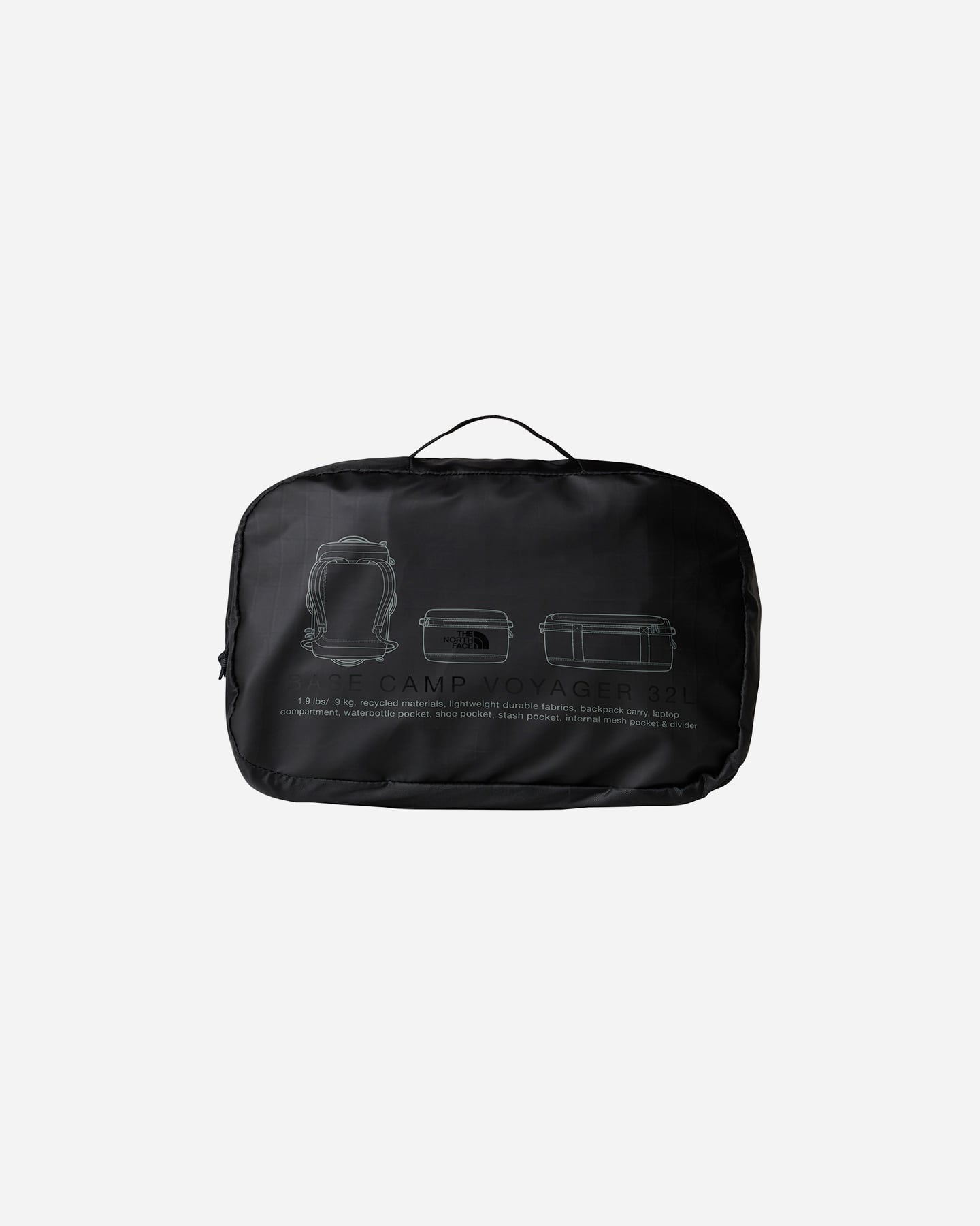 Borsa viaggio THE NORTH FACE BASE CAMP VOYAGER DUFFEL 32L  - Nero - 4 | Cisalfa Sport