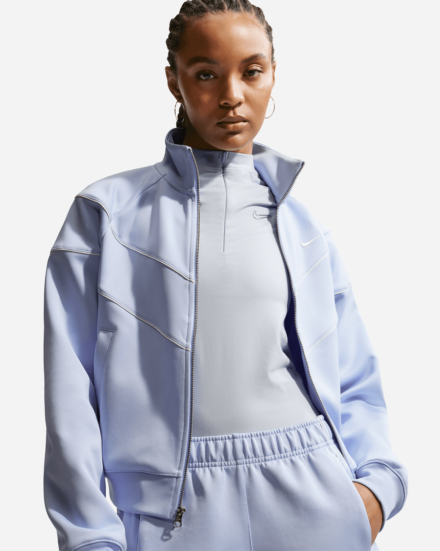 Pantaloncini NIKE PIPING W - Azzurro - 5 | Cisalfa Sport