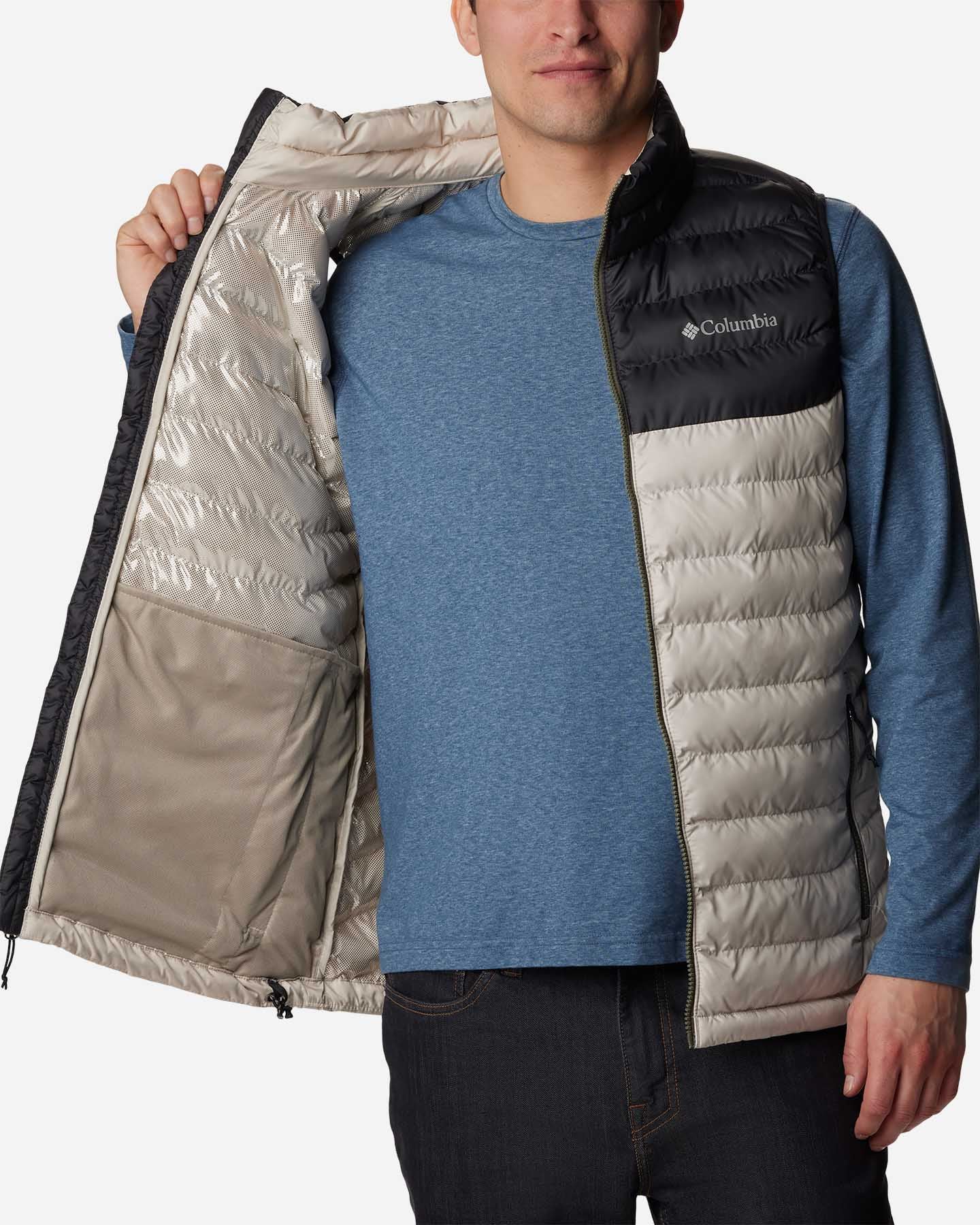 Gilet COLUMBIA POWDER LITE M - Beige - 2 | Cisalfa Sport