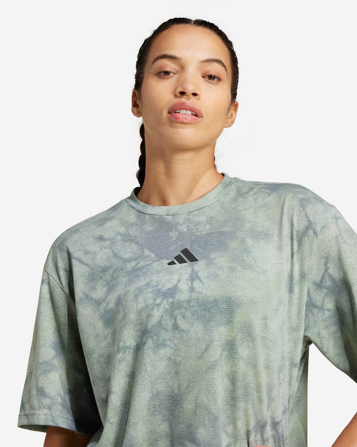 T-shirt training ADIDAS SMALL LOGO W - Grigio - 4 | Cisalfa Sport