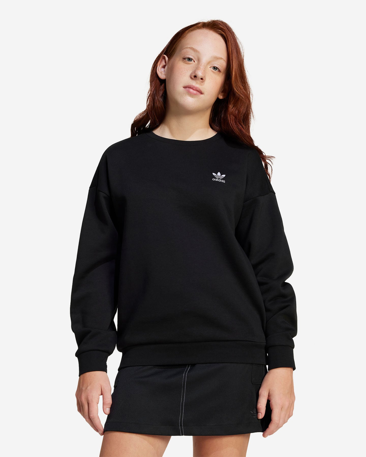 Felpa ADIDAS SMALL LOGO JR - Nero - 1 | Cisalfa Sport