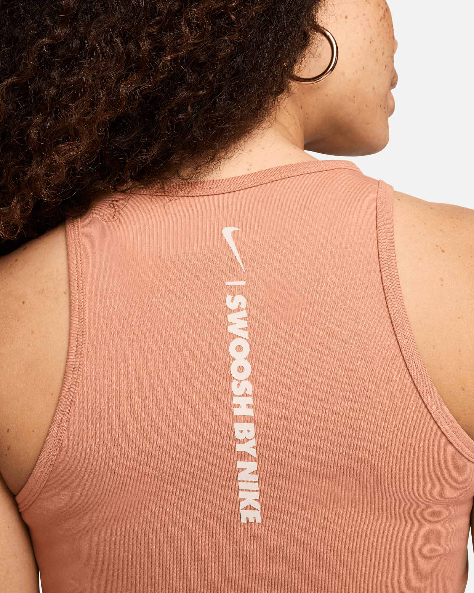 Canotta NIKE SMALL LOGO W - Marrone - 4 | Cisalfa Sport