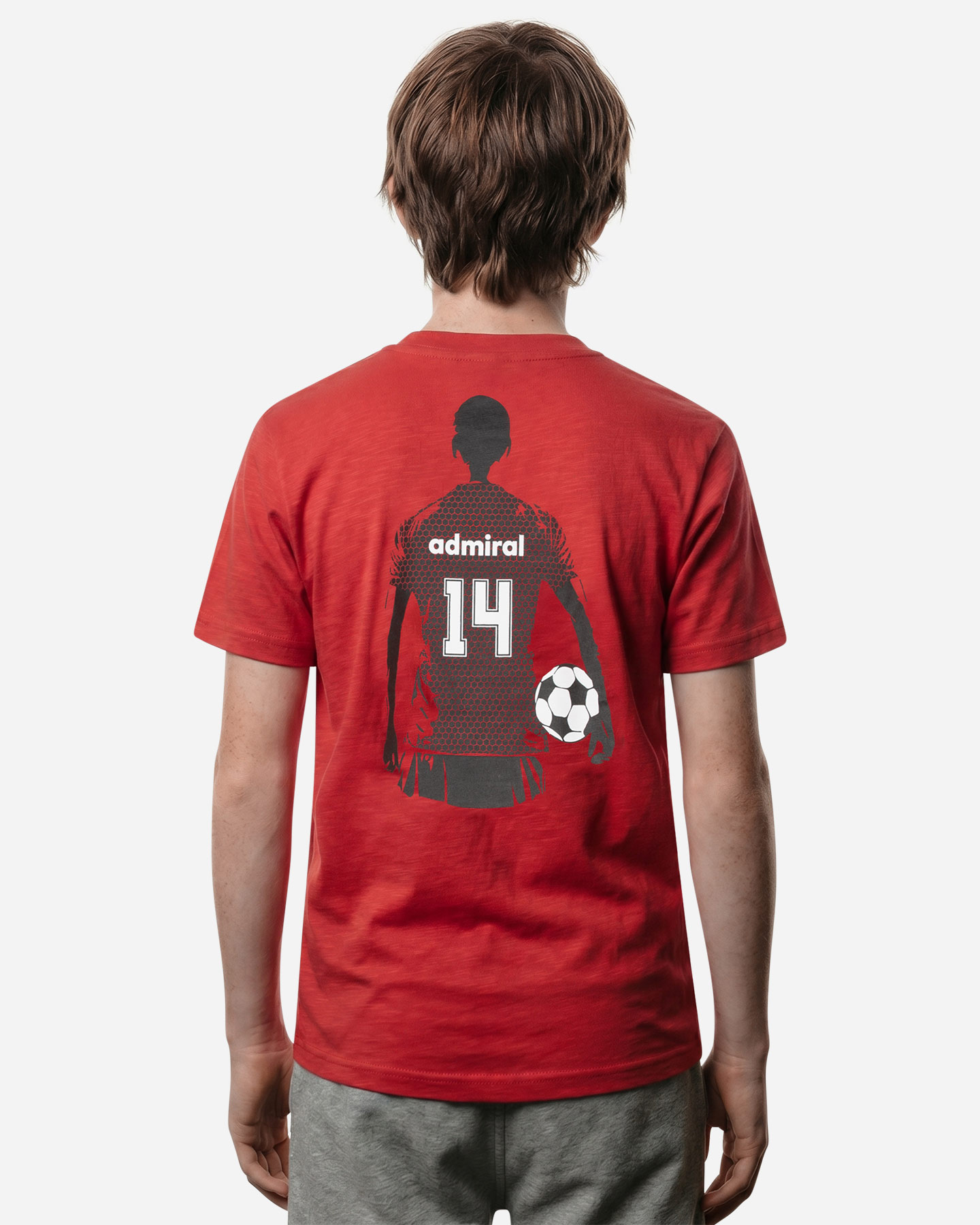 T-shirt ADMIRAL ESSENTIAL COLLEGE JR - Rosso - 3 | Cisalfa Sport