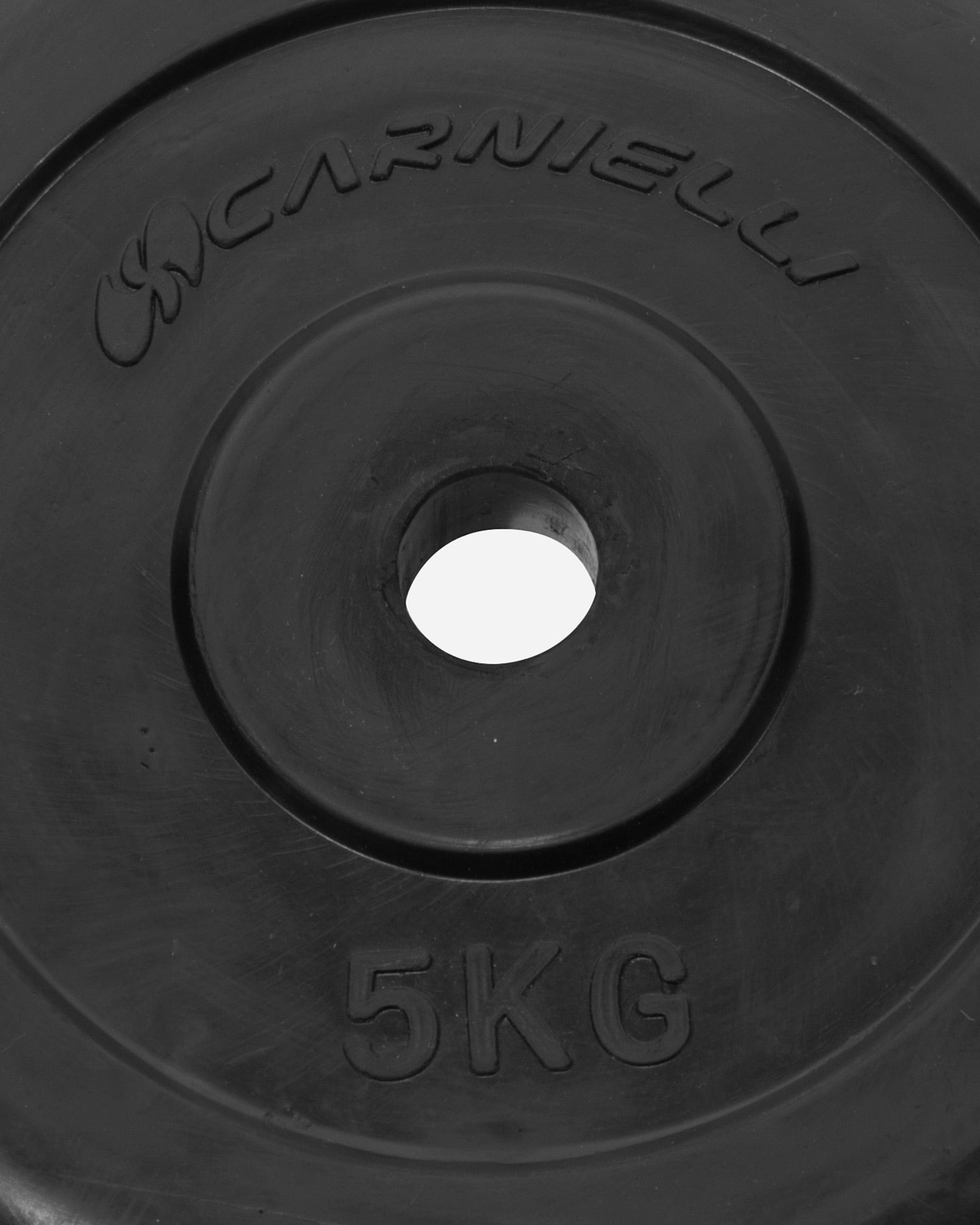 Disco ghisa CARNIELLI DISCO GOMMATO 5 KG - Nero - 1 | Cisalfa Sport